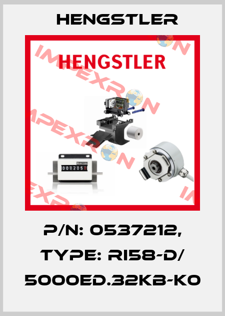 p/n: 0537212, Type: RI58-D/ 5000ED.32KB-K0 Hengstler