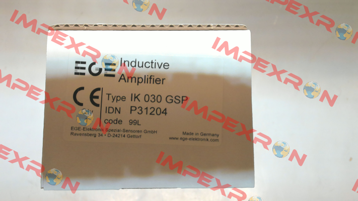 p/n: P31204, Type: IK 030 GSP Ege