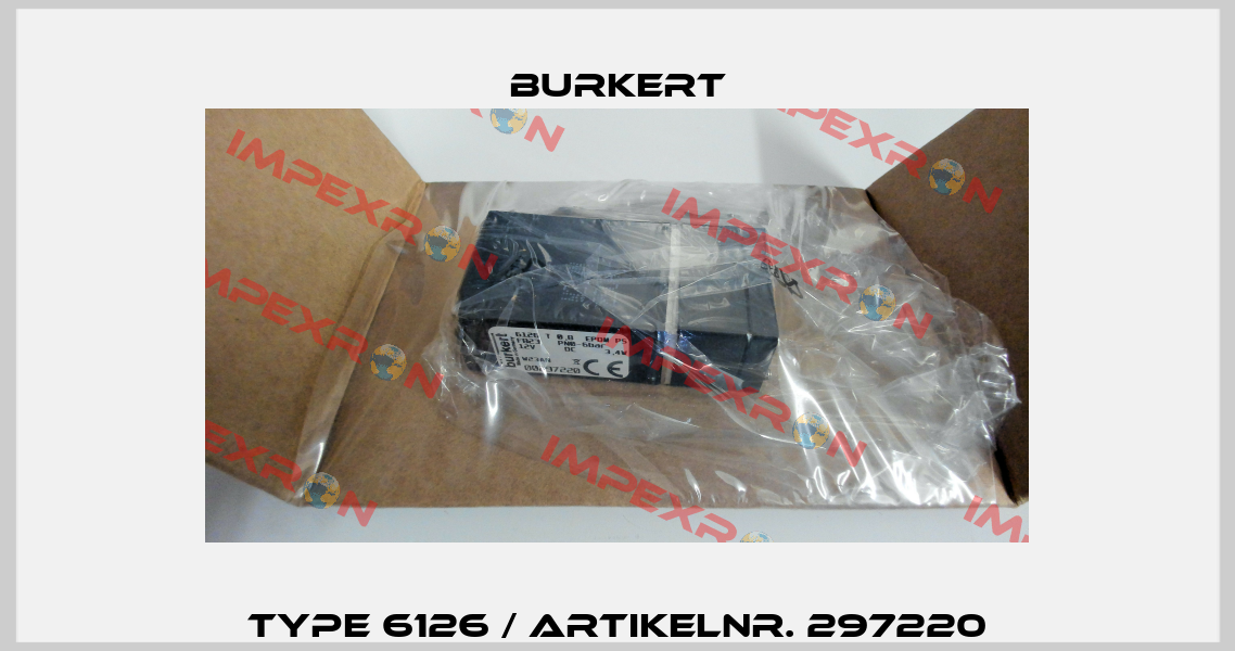 Type 6126 / Artikelnr. 297220 Burkert
