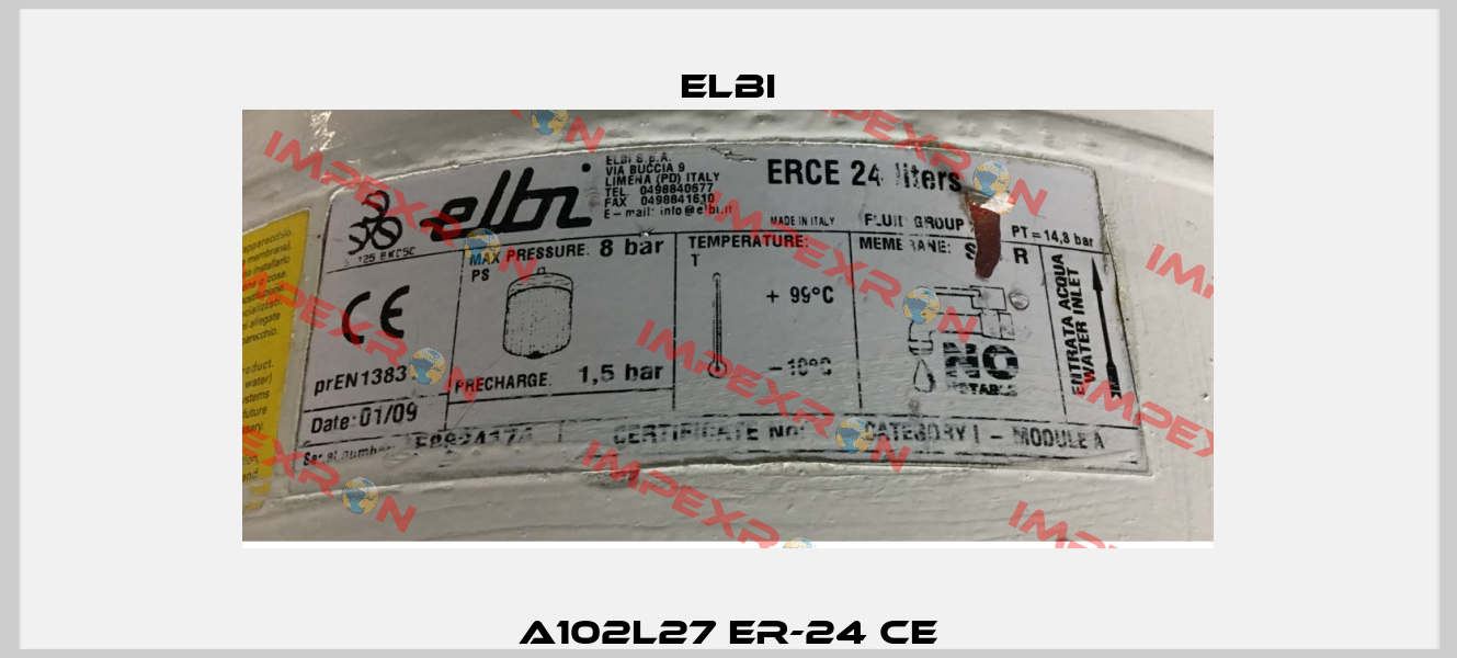 A102L27 ER-24 CE Elbi