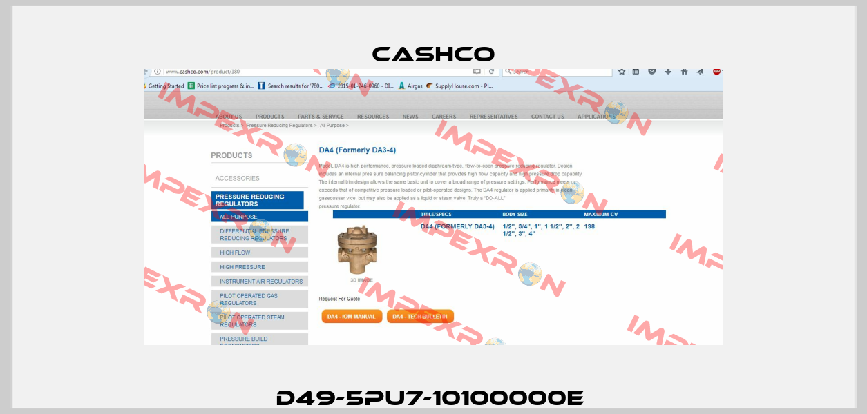 D49-5PU7-10100000E  Cashco