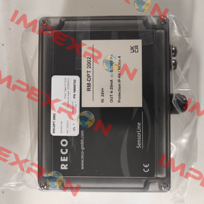 P/N: 10600702, Type: RM-DPT 2002 Reco