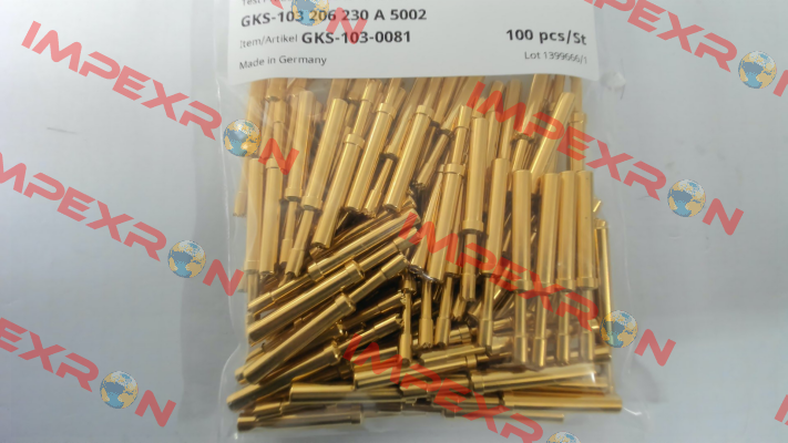 GKS-103-0081 / GKS-103 206 230 A 5002 Ingun