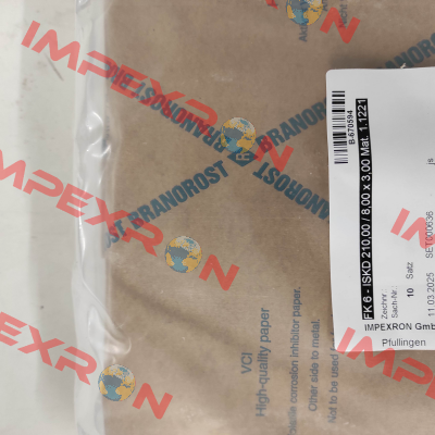 SET000636 / FK 6 - ISKD 210,00 / 8,00 x 3,00 Mat. 1.1221 Fey