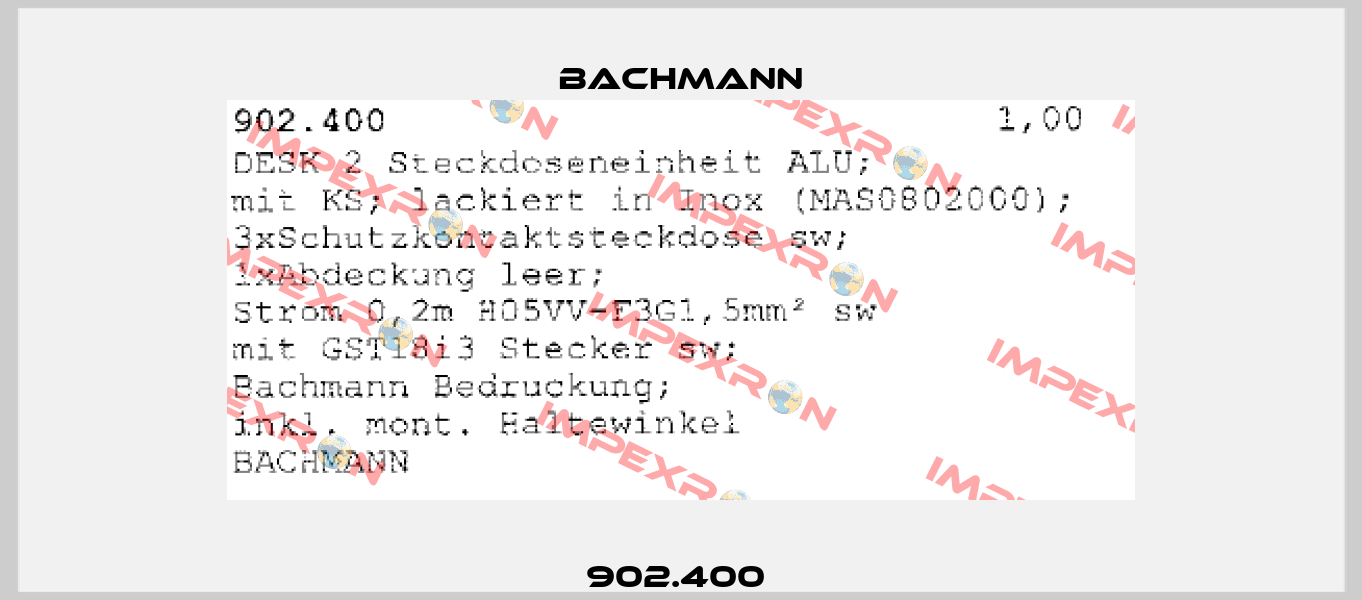 902.400  Bachmann