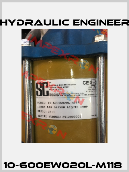 10-600EW020L-M118  SC Hydraulic