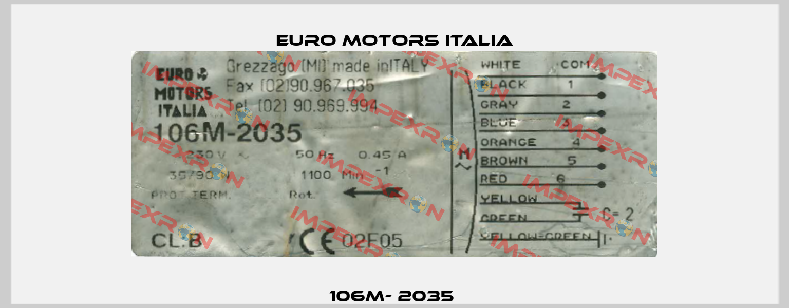 106M- 2035  Euro Motors Italia