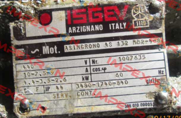 AS132 MB2/4/8 (OEM*)  Isgev