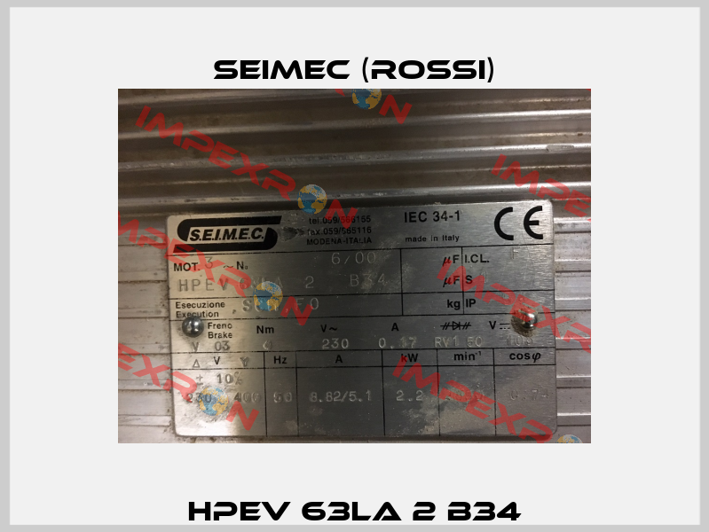 HPEV 63LA 2 B34 Seimec (Rossi)