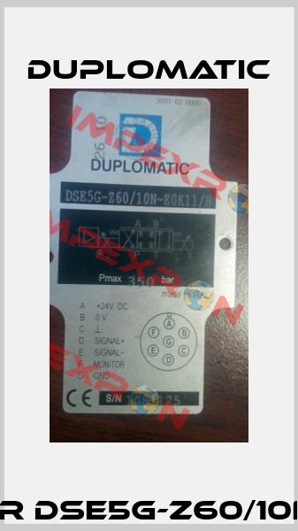 Card for DSE5G-Z60/10N-E0K11/B  Duplomatic