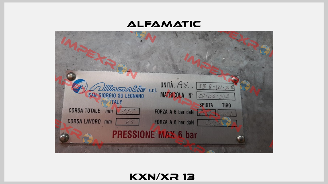 KXN/XR 13  Alfamatic