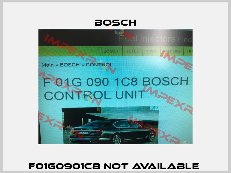 F01G0901C8 not available  Bosch
