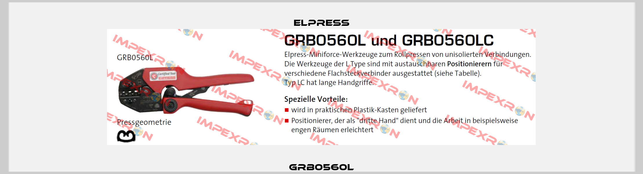 GRB0560L Elpress