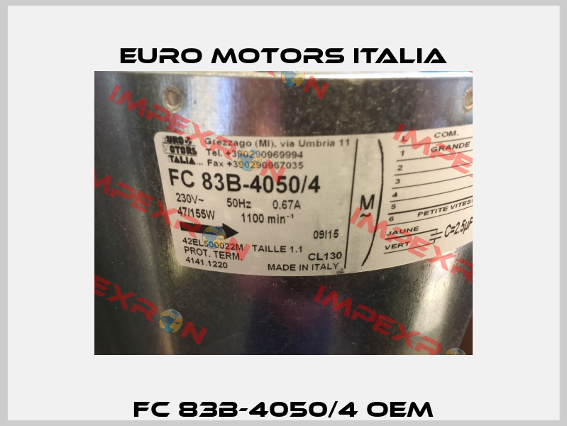FC 83B-4050/4 OEM Euro Motors Italia