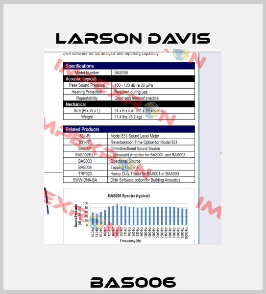 BAS006 Larson Davis