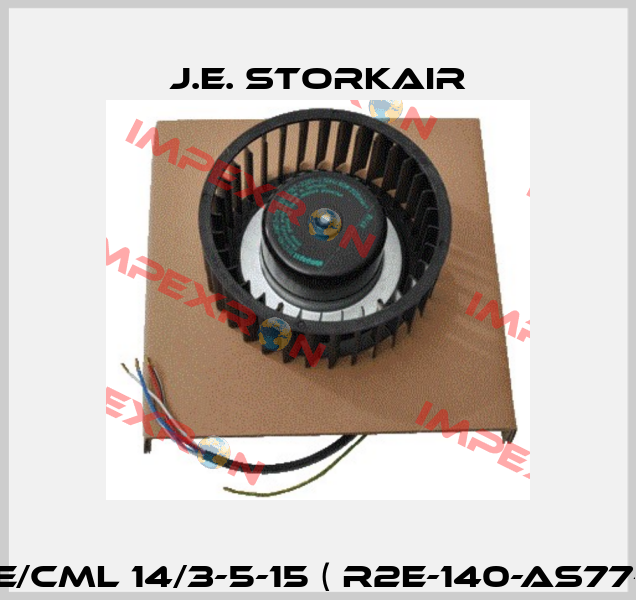 CME/CML 14/3-5-15 ( R2E-140-AS77-37) J.E. Storkair