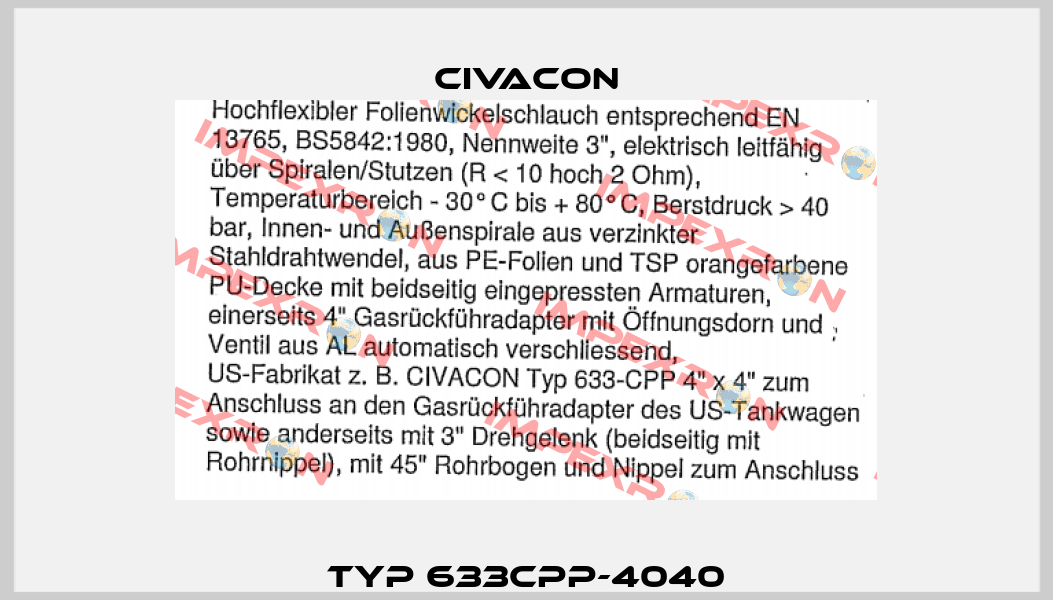 Typ 633CPP-4040 Civacon