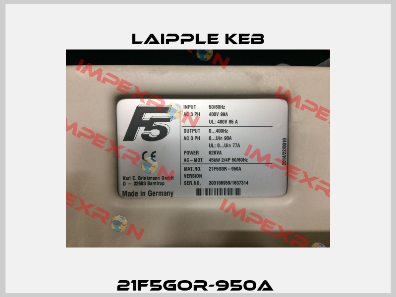 21F5GOR-950A  LAIPPLE KEB