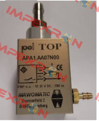 APA.AA07N00, correct code APA1.AA07N00 Mawomatic
