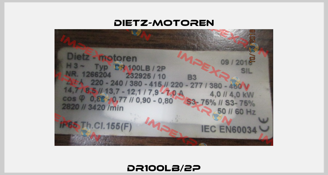 DR100LB/2P Dietz-Motoren