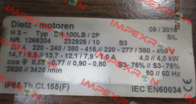 DR100LB/2P Dietz-Motoren