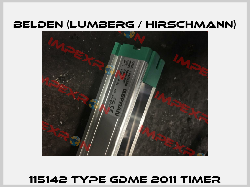 115142 type GDME 2011 TIMER Belden (Lumberg / Hirschmann)