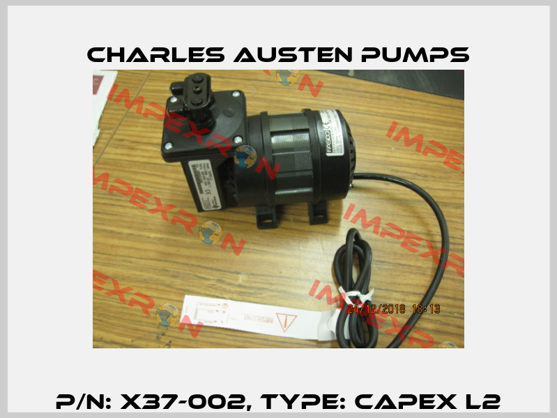 P/N: X37-002, Type: Capex L2 Charles Austen Pumps