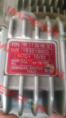 VBG 2F D24 P90 CU Cod:VB3010000 Bonfiglioli