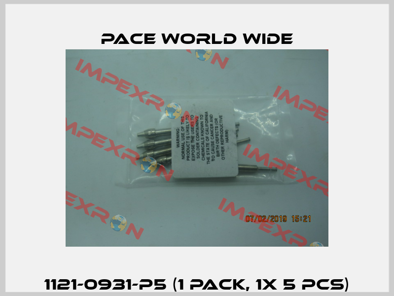1121-0931-P5 (1 pack, 1x 5 pcs) Pace World Wide