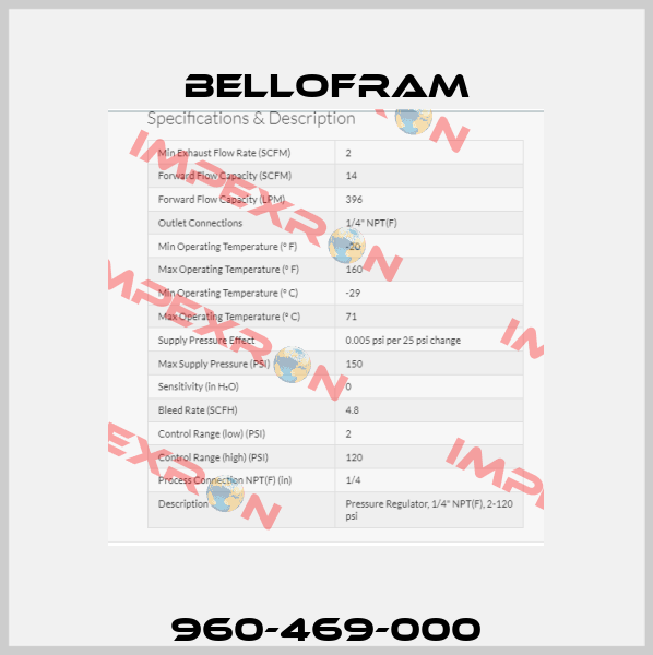 960-469-000 Bellofram