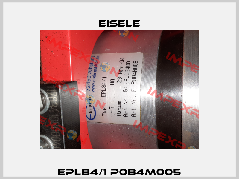EPL84/1 P084M005 Eisele