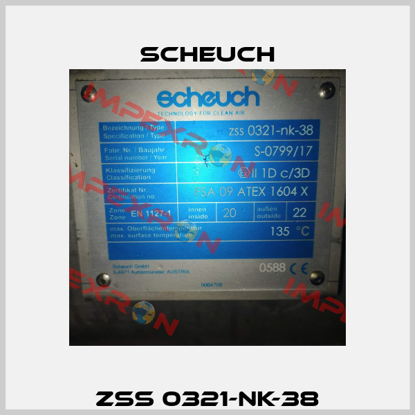 ZSS 0321-nk-38 Scheuch