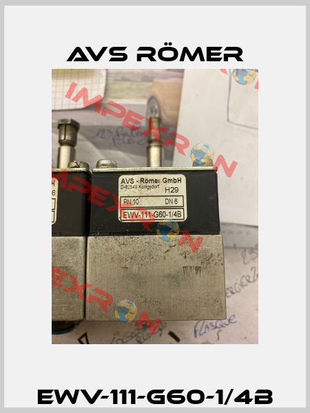 EWV-111-G60-1/4B Avs Römer