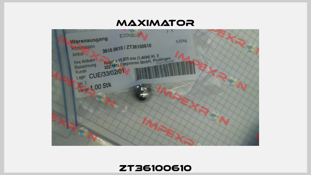 ZT36100610 Maximator