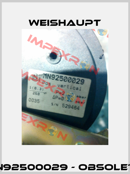 MN92500029 - obsolete  Weishaupt