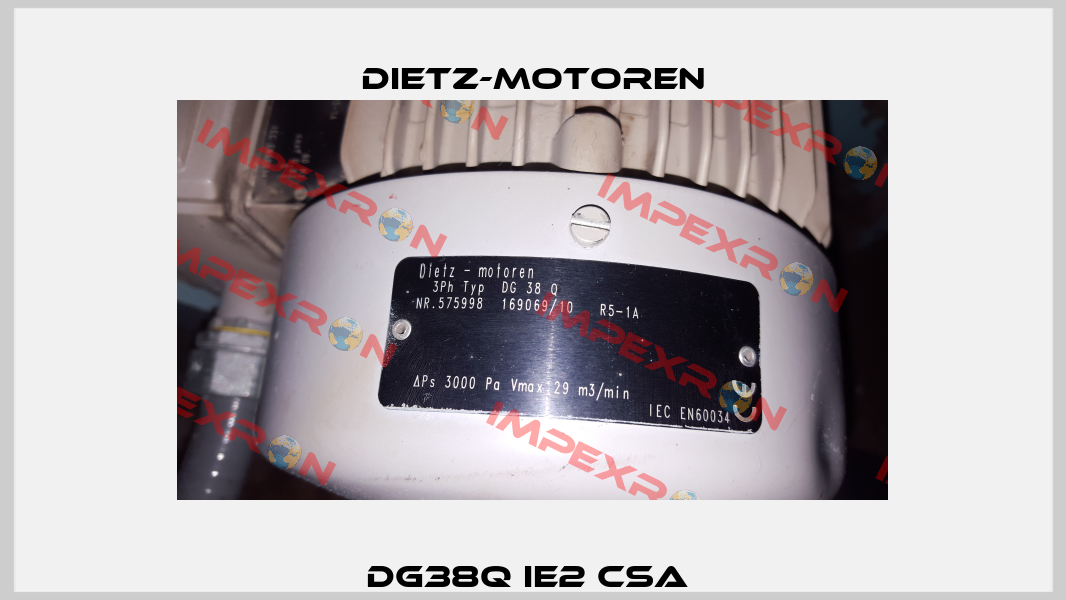 DG38Q IE2 CSA  Dietz-Motoren