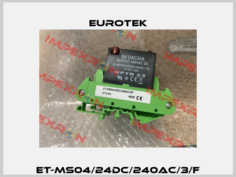 ET-MS04/24DC/240AC/3/F Eurotek