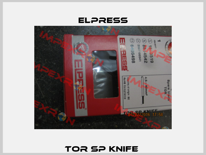 TOR SP KNIFE  Elpress