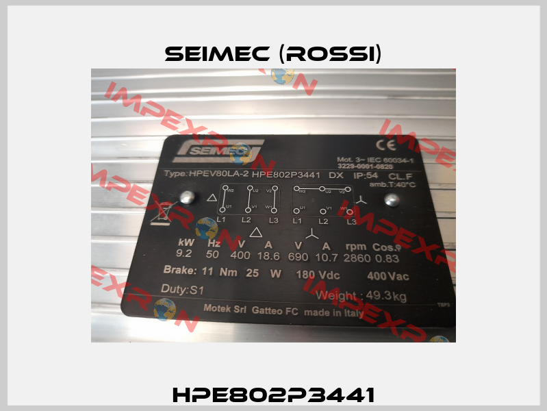 HPE802P3441 Seimec (Rossi)