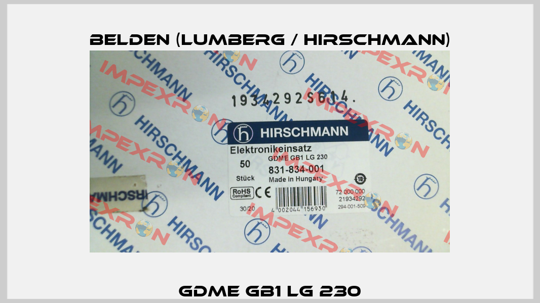 GDME GB1 LG 230 Belden (Lumberg / Hirschmann)