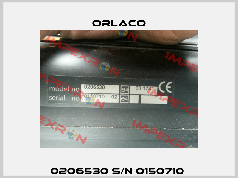 0206530 S/N 0150710  Orlaco