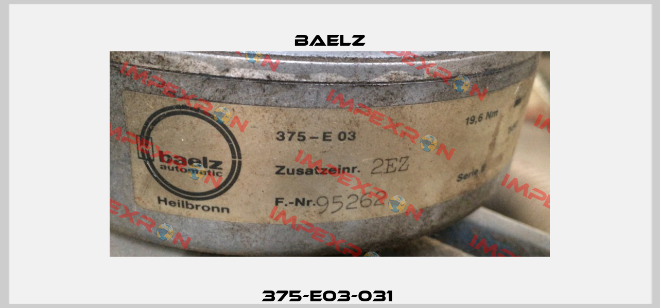 375-E03-031  Baelz