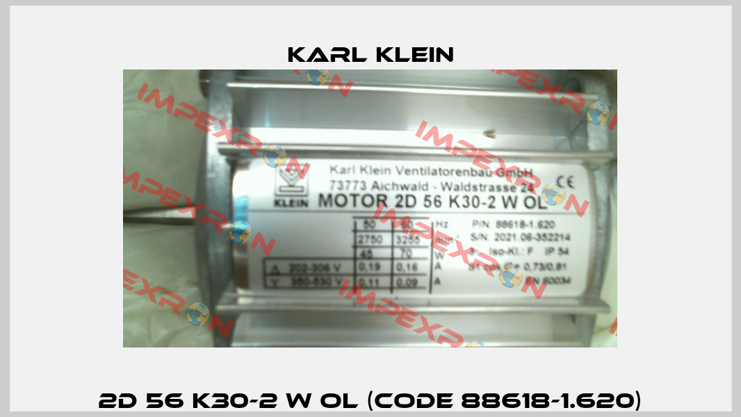 2D 56 K30-2 W OL (code 88618-1.620) Karl Klein