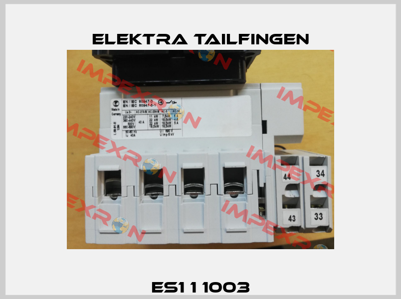 ES1 1 1003 Elektra Tailfingen
