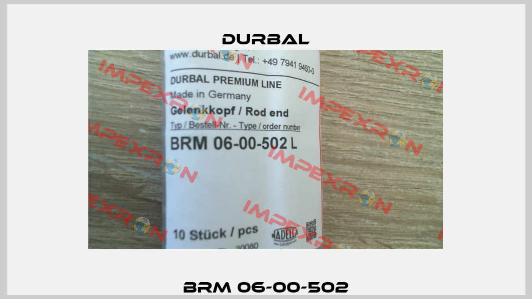BRM 06-00-502 Durbal