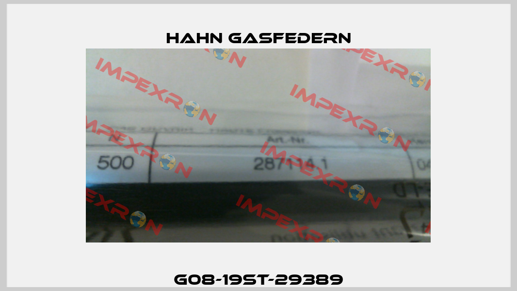 G08-19ST-29389 Hahn Gasfedern