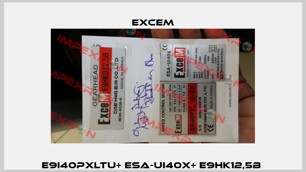 E9I40PXLTU+ ESA-UI40X+ E9HK12,5B  Excem