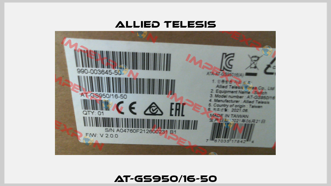 AT-GS950/16-50 Allied Telesis