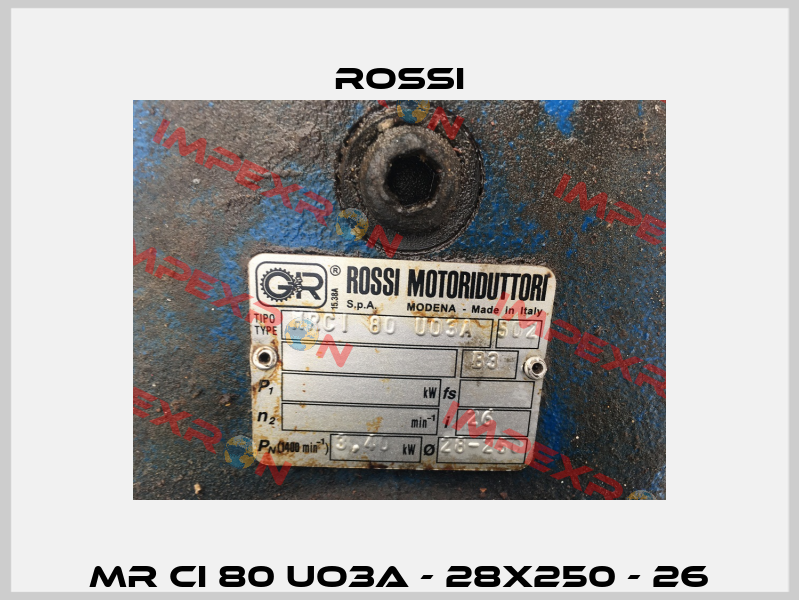 MR CI 80 UO3A - 28x250 - 26 Rossi