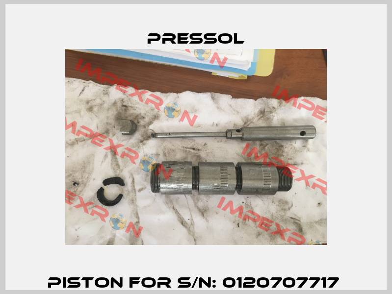 piston for S/N: 0120707717  Pressol